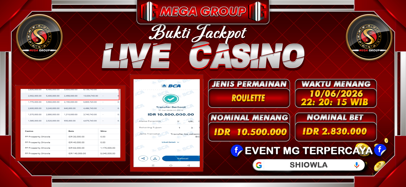 Bukti JP situs Shiowla hari Kamis, 11 Juni 2026